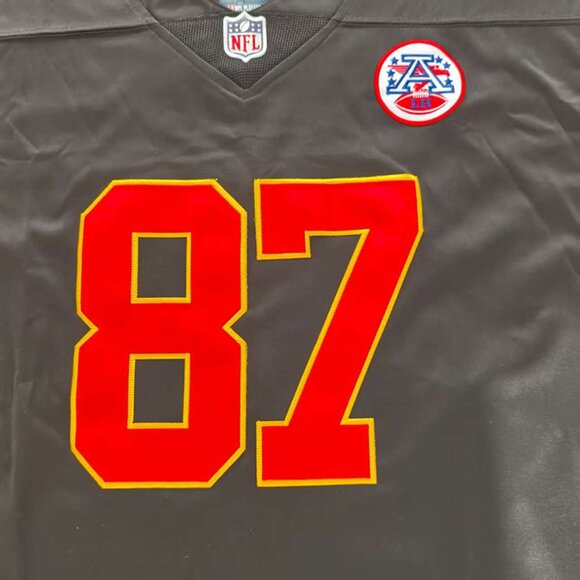 Travis Kelce Kansas City Chiefs Nike Black Jersey #87 - Picture 7 of 8